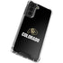 University of Colorado CU Logo on Black Galaxy S21 FE Clear Case